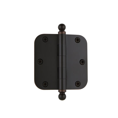 3.5" Ball Tip Residential Hinge with 5/8" Radius Corners