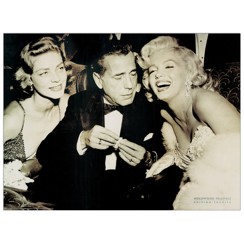 Hollywood Triangle by Liby - Single Picture Frame Print on MDF