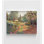 Reproduction d'art de paysage campagne nostalgique, maison de rêve de fermiers au-dessus de cheminée, impression d'art mural maison rustique