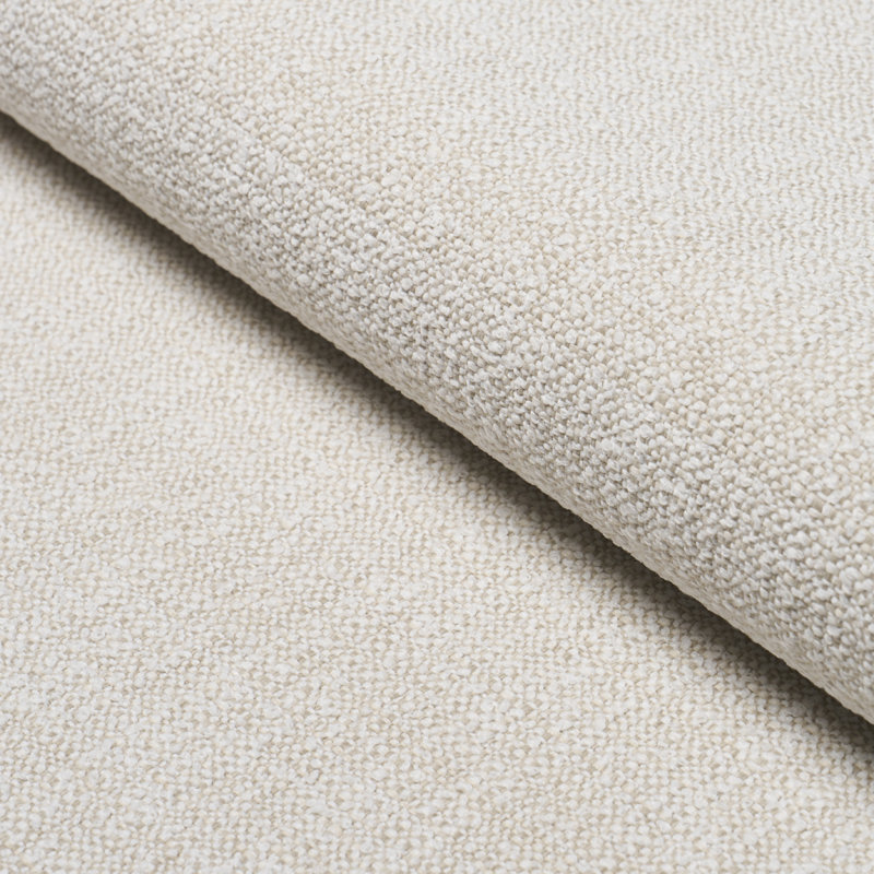 Tissu intérieur / extérieur Sadie, Blanc / Naturel