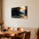 «Forest Path Sunset Landscape», ensemble de 1 reproduction d'art sur toile tendue sur toile
