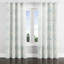 Abstract Room Darkening Curtains - Ivory Borbon Grommet Curtain - 1 Panel-1967637011-1967637008