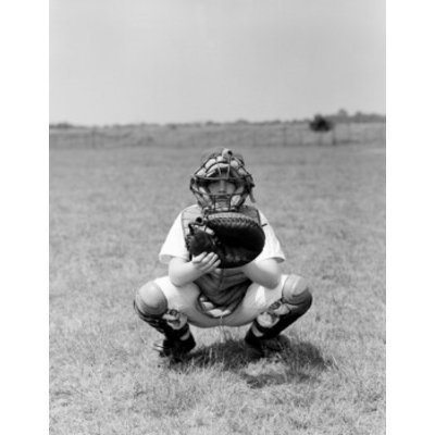 Posterazzi " Baseball Catcher Waiting For Ball "