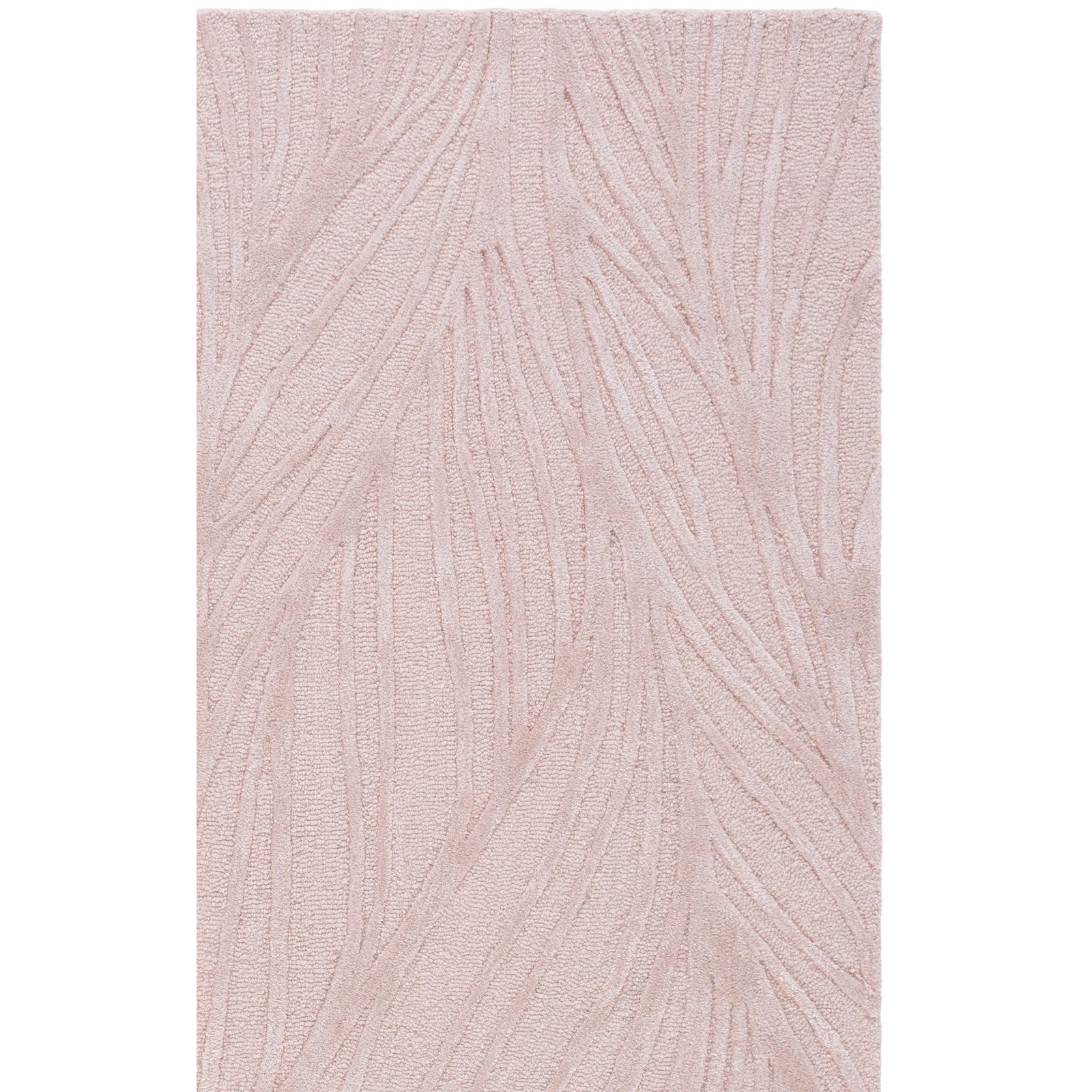 Glamour Hand Tufted Wool; Viscose; Cotton Abstract Indoor Rug, Rectangle 4' x 6'