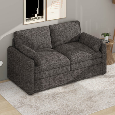 Cozy Upholstered Loveseat Sofa Oversized Comfy Comfy Cloud Sofa