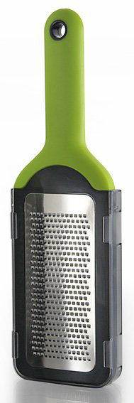 Green Stainless Steel Fine Grater with Container