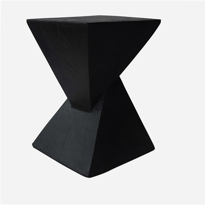 TESS Modern Side Table – Stylish End Table Compatible with Living Room, Bedroom, or Office,Versatile Home Furniture,Black Color