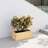 MGO Handmade Rectangle Planter Box, Antique Brown