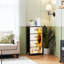 Commode pour commode de chambre à coucher pour garde-robe en verre coloré tournesol classique