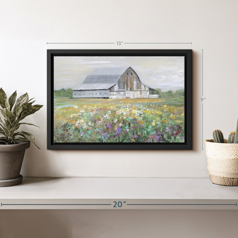 «Country Fields», reproduction sur toile, H 9 po x l 13 po