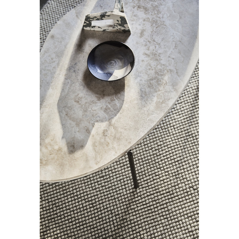 Off White Tact Rug, Rectangle 5'5" x 7'8"