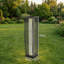 Dark Grey Solar Powered Steel Pathway Light