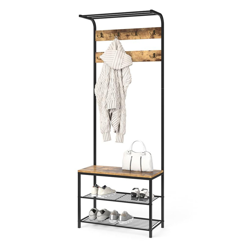 Amry Hall Tree 70cm Wide with Bench and Shoe Storage