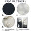 Minimalisme, peinture noire et blanche Wave I - art mural sur toile crème 2 pièces-996337138-996337135-996337139