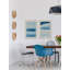 « blue flows ii diptych », ensemble de 2 reproductions d’art sur toile-29488819