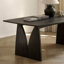 Table à manger classique en bois massif-1811128888