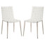 Chaise d'appoint rembourrée en cuir Brett-301507474-301507475