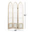 Cloison 3 panneaux pliables 48 po x H 72 po Amsterdam
