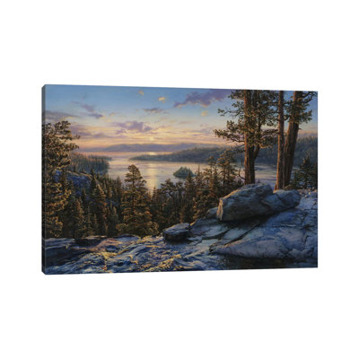 Dawn At Lake Tahoe- Gallery-Wrapped Canvas Giclée
