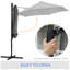 Braiya 256cm Cantilever Parasol-947764959