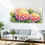 «Hydrangea», impression sur toile tendue à l'aquarelle sur toile, ensemble de 3-408659404