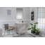 Ensemble de meuble-lavabo simple 23,6 "avec miroir Chantha-1202768787