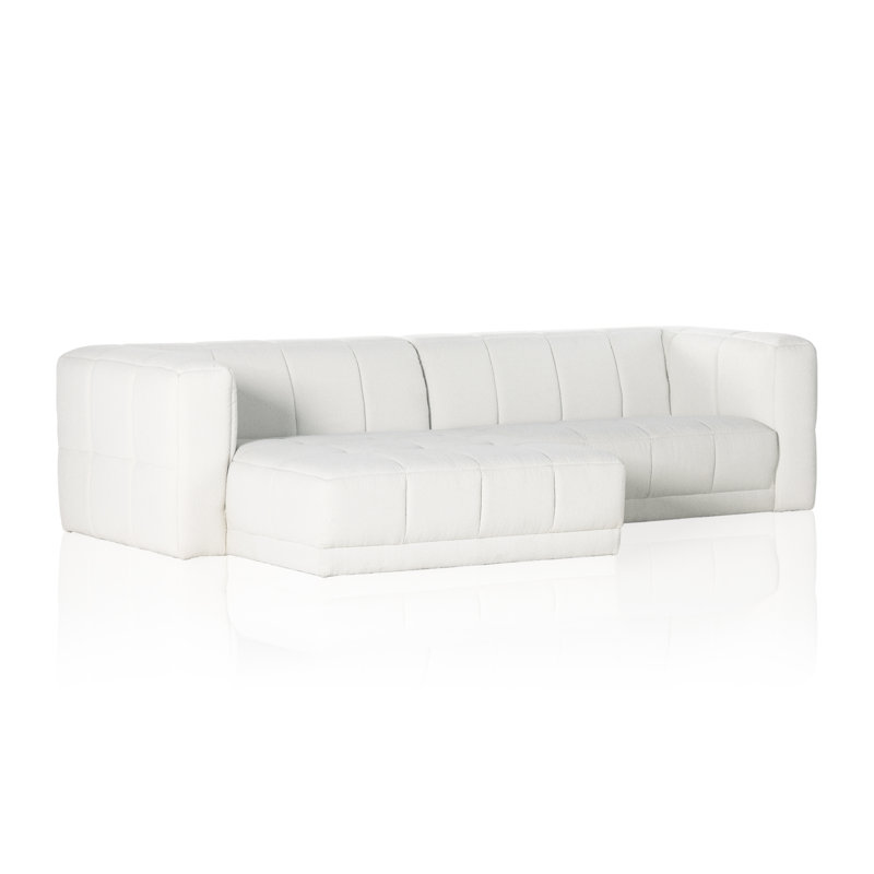 Tavi Chaise Sectional, Fiqa Natural Boucle