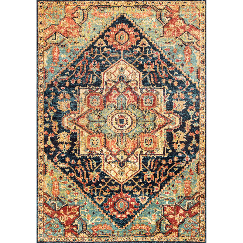 Trinette Oriental Indoor Rug, Rectangle 5' x 7'5"