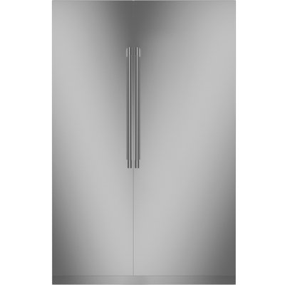Monogram Premium Column Pair: 24" W Freezer Column + 30" W Refrigerator Column, Panel Ready