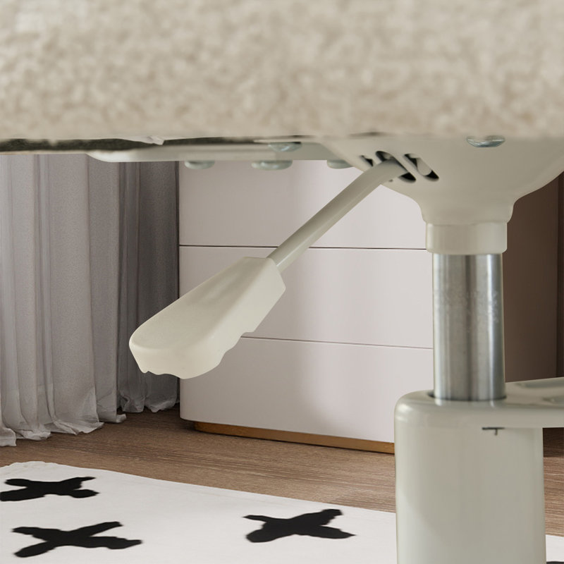 Fauteuil ergonomique pivotant à pieds croisés, fauteuil de méditation à hauteur réglable avec support pour le dos, chaise de bureau / maison