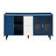Armoire de rangement pour garde-manger, armoire-bar avec tiroirs, rangement ouvert et portes en verre-1554757694