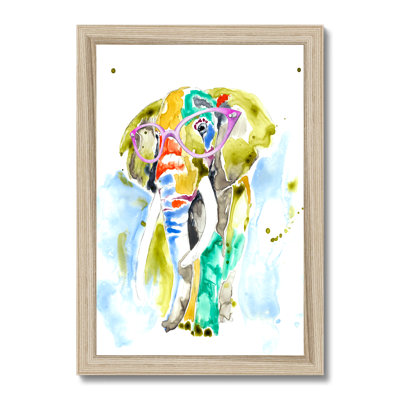 Smarty-Pants Elephant 1 Piece Painting