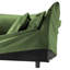 Fauteuil avec revêtement antidérapant avec 1 grand coussin de dossier et 2 coussins décoratifs, canapé-lit simple à siège profond confortable, plusieurs grands coussins moelleux, tissu en velours côtelé-1175568173