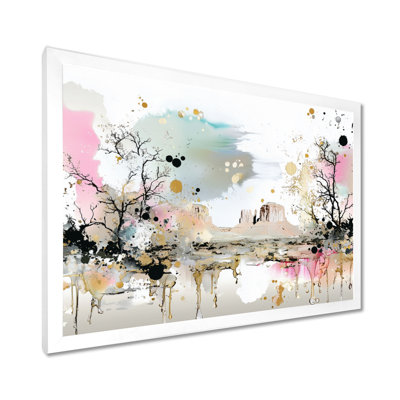 «Serene Vista Of Canyon Desert III», reproduction sur toile