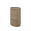 Table de chevet ovale - Caramel