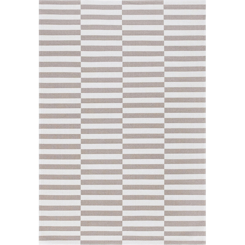 California Cotton Striped Indoor Rug, Rectangle 2'2" x 3'
