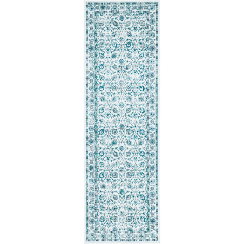 Tapis ivoire Dota, Tapis de couloir 2 pi 7 po x 10 pi