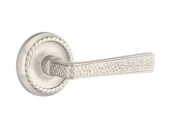 Privacy Door Lever with Square Rosette