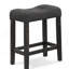 Sora Button Tufted Counter Height Saddle Stool, Set Of 2-168036608