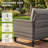 5-Person Powder Coated Steel Outdoor Seating Group-1203517829