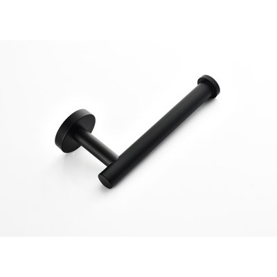 Paquet de 2 porte-papier essuie-tout mural - Acier inoxydable noir mat, style pour décoration intérieure moderne