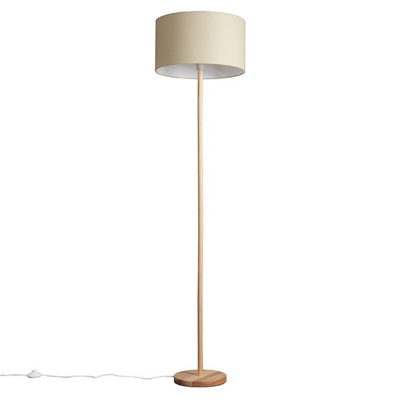178cm Traditional Floor Lamp, Yes, Beige