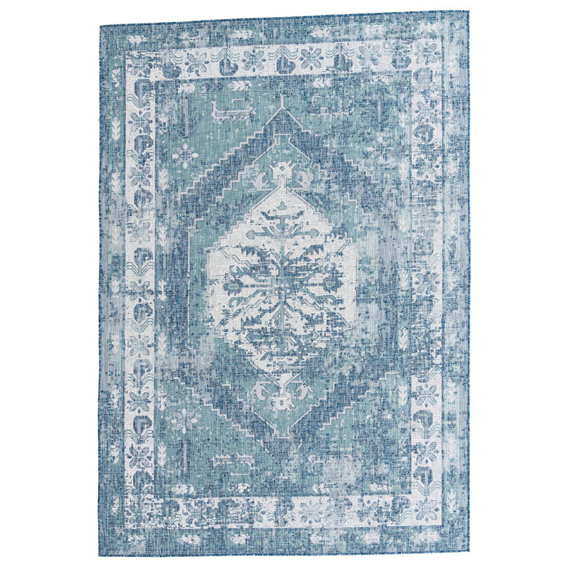 Outdoor Nile Area Rug Tidal Color, Rectangle 7' x 10'