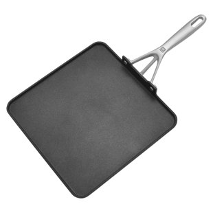 Moss & Stone Square Die Casting Aluminum Grill Pan, Removable