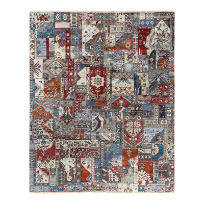 Borum One-of-a-Kind 8' 1" X 10' 0" Wool Area Rug Gray
