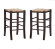 Lucilla Solid Beechwood Counter and Bar Stool With Rattan Seat