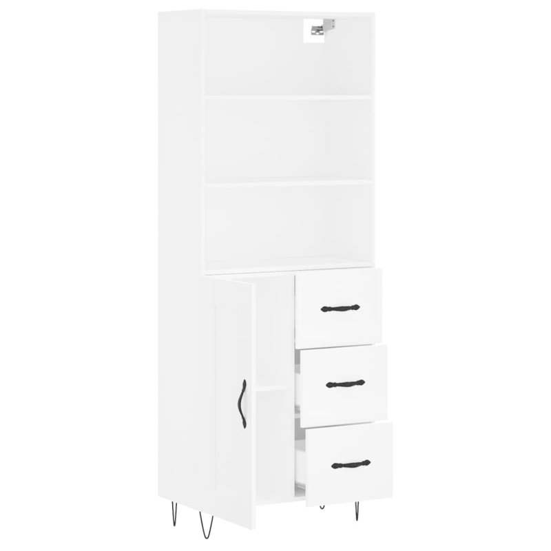 Copey 69.5cm Wide 3 Drawer, White