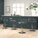 Vahig Swivel Adjustable Height Counter Stool with Metal Frame