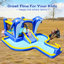 Jardin gonflable avec trampoline et parc aquatique gonflable 8 en 1