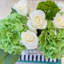 Hydrangea Rose Real Touch Floral Arrangement